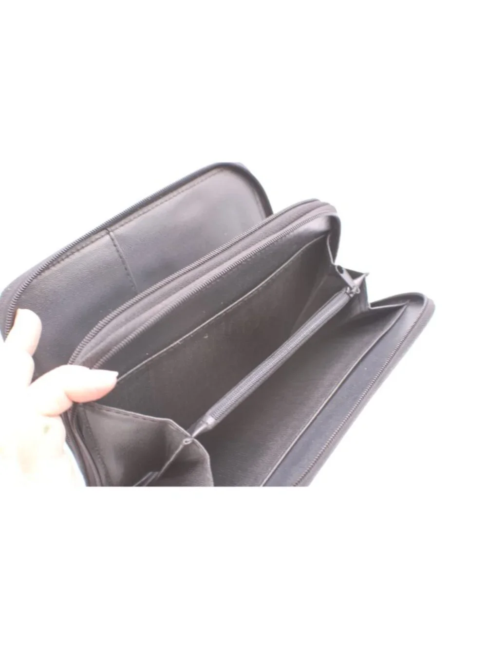 Personal Organizer Planner Calculator Zipper Closure Dividers Pen Phone Holder